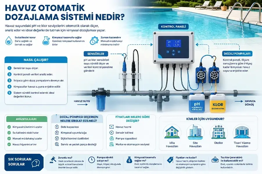 Havuz Otomatik Dozajlama Sistemi Nedir?