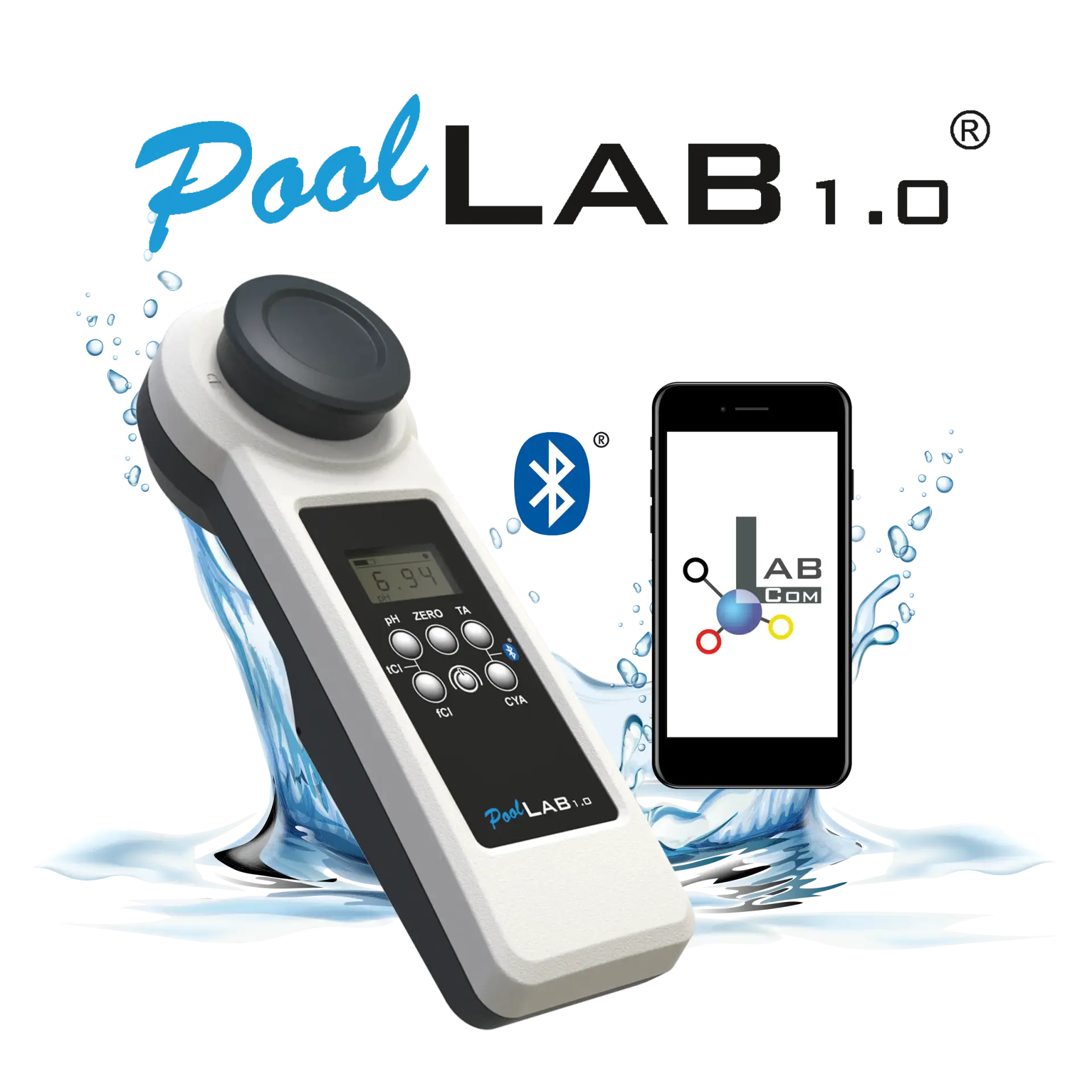 PoolLab 1.0 Fotometrik Havuz Suyu Test Cihazı