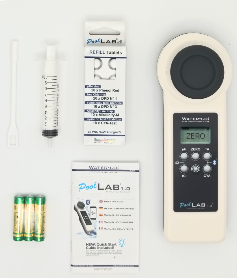 PoolLab 1.0 Fotometrik Havuz Suyu Test Cihazı