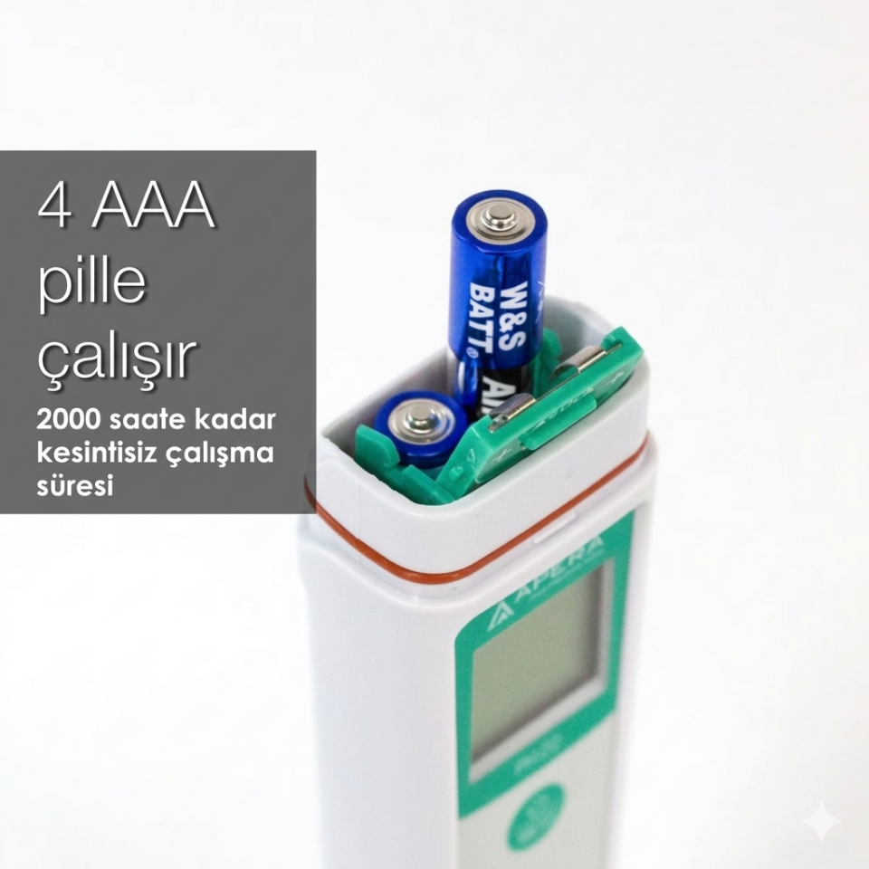Apera Value Serisi PH20 Cep Tipi pH Ölçüm Test Kiti