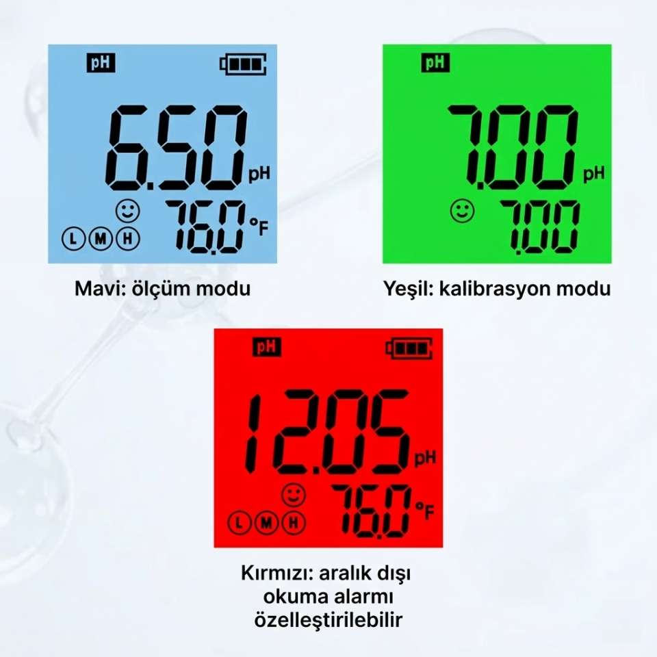 Apera Premium Serisi PH60 Cep Tipi pH Ölçüm Test Kiti