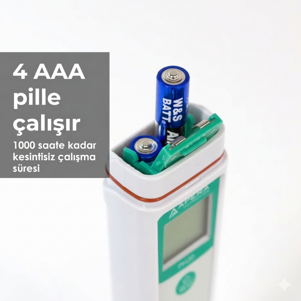 Apera Value Serisi EC20 Cep Tipi İletkenlik Ölçüm Test Kiti