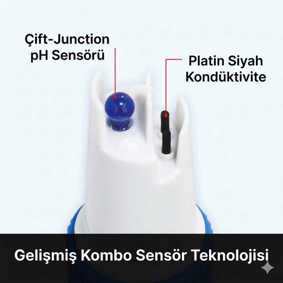 Apera ZenTest® PC60-Z Multi Parametre pH/Conductivity/TDS/Salinity/Resistivity Akıllı Test Kiti