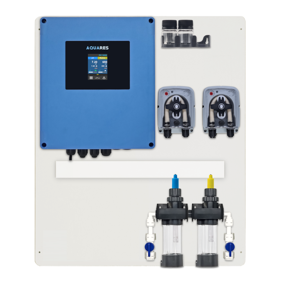 SYS iQuaEco PR eP - Ölçüm Kontrol Sistemi iQuaEco, pH, Redox(ORP) Peristaltik Pompalı