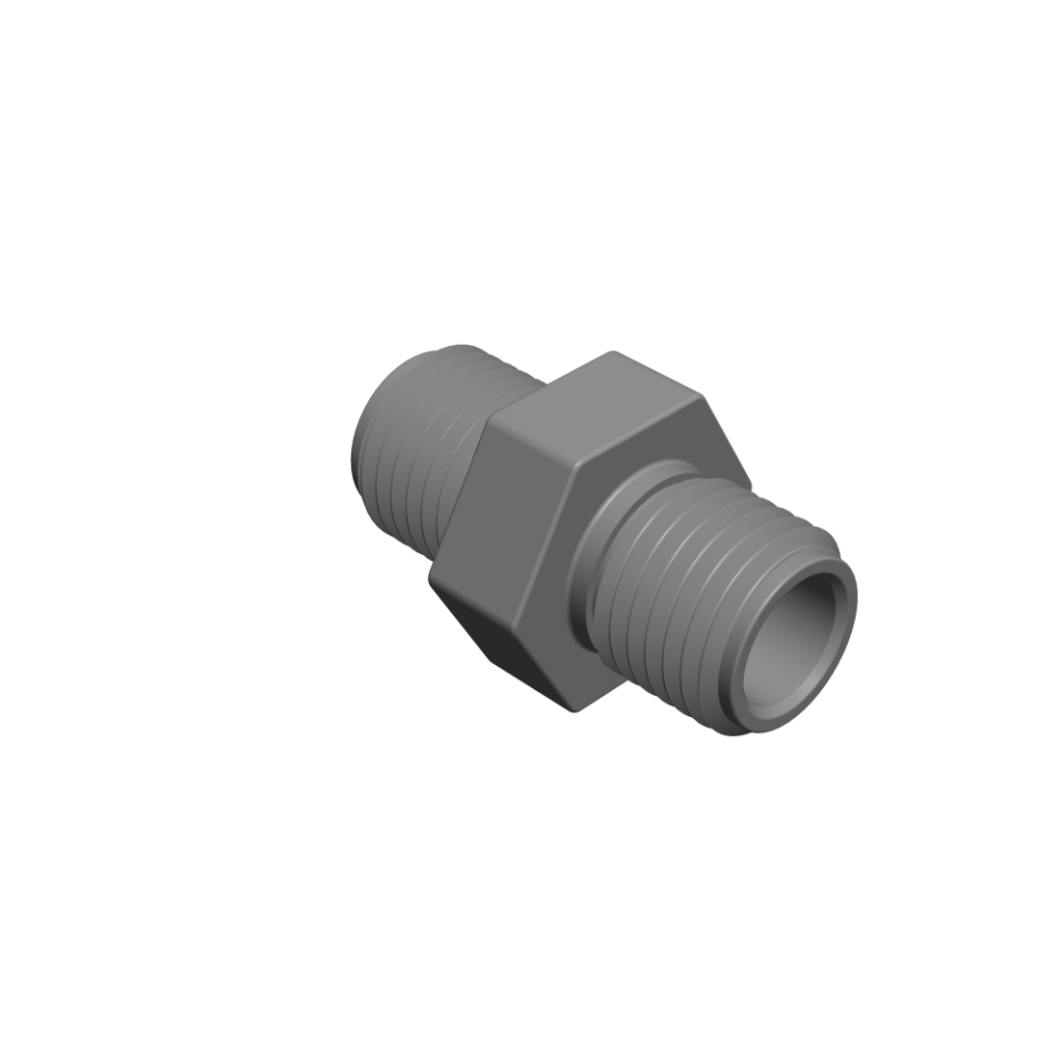 1/4-1/4 Nipel PVC