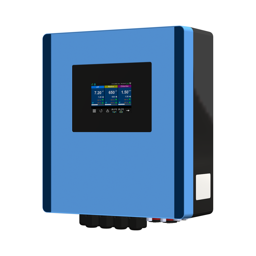 iQuaExpert PRFT - Uzman, Yüzme Havuzu, pH, Redox(ORP), Serbest Klor, Toplam Klor, Ölçüm Kontrol Cihazı