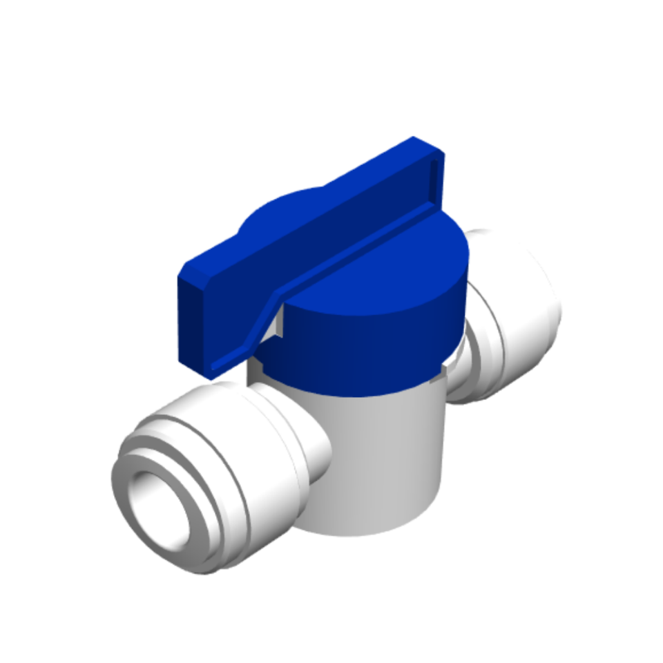Quick Fit Valve 3/8-3/8 (10mm-10mm) Vana
