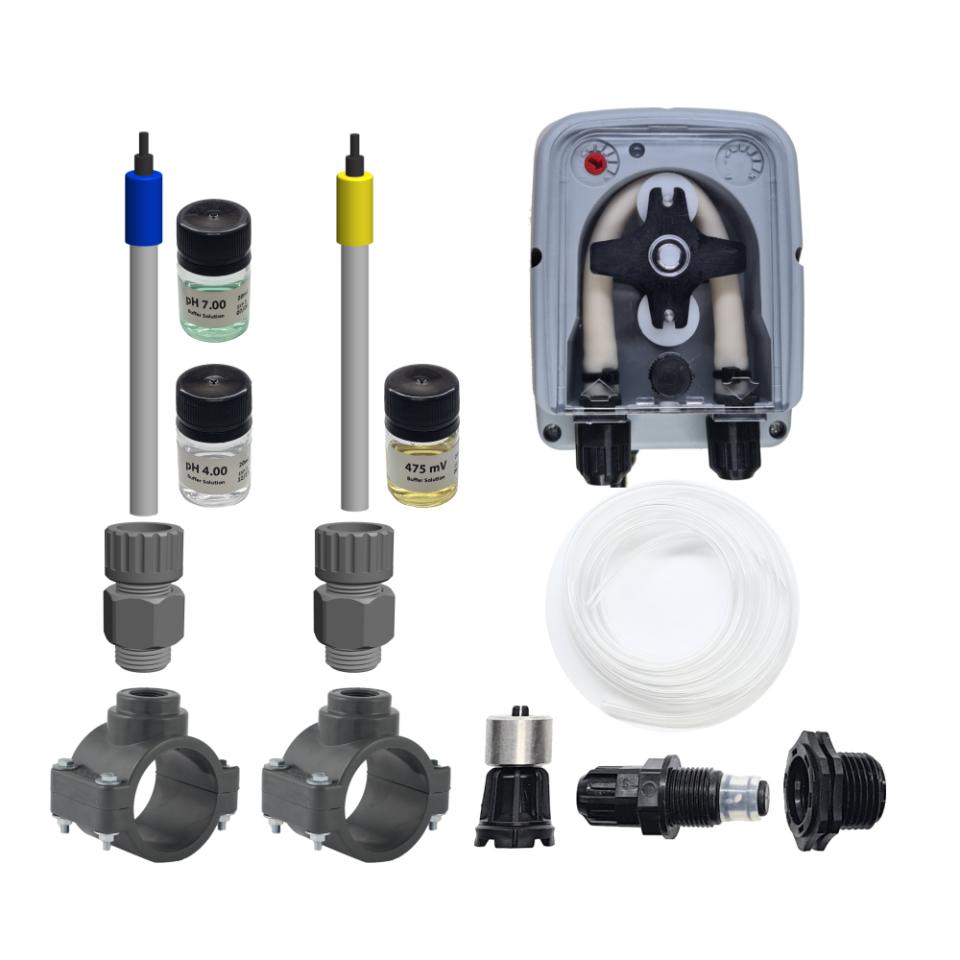 Sistem iQuaSalt Inline PR eP - Tuz Klor Jeneratörü, Yüzme Havuzu Kontrol Seti